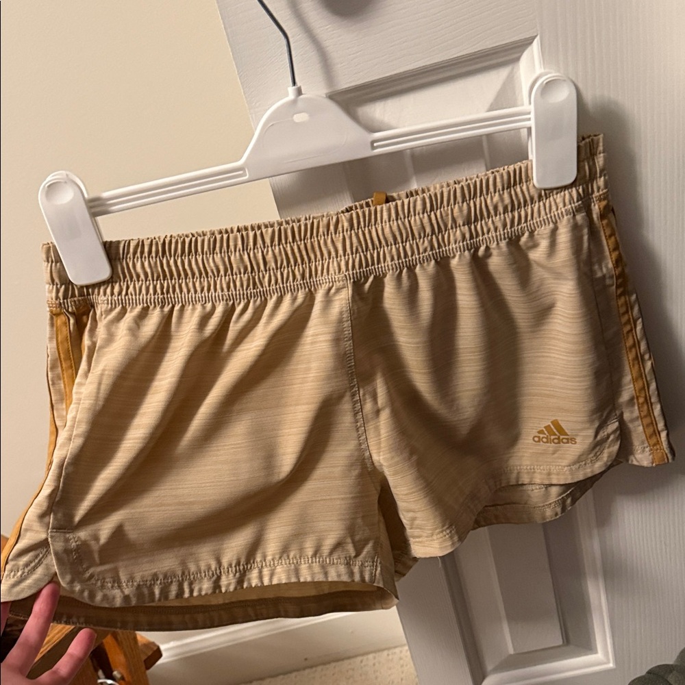 Adidas Beige Performance Shorts